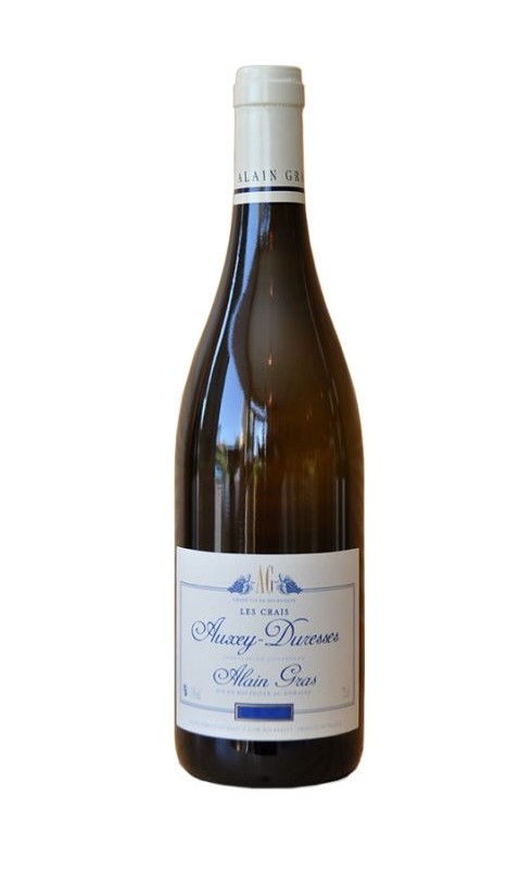 Photographie d'une bouteille de vin blanc Gras Les Crais 2022 Auxey-Duresse Blc 75cl Crd