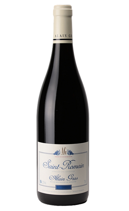 Photographie d'une bouteille de vin rouge Gras Saint-Romain 2022 Rge 75cl Crd