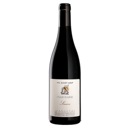 Photographie d'une bouteille de vin rouge Clos Marie Simon 2021 Pic-St-Loup Rge Bio 75cl Crd