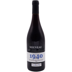 Photographie d'une bouteille de vin rouge Dupre Vignes De 1940 2023 Bjls-Village Rge 75cl Crd