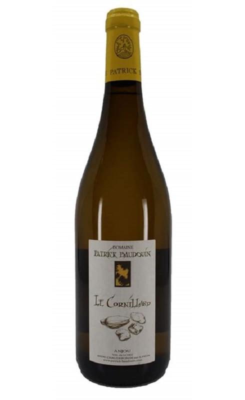 Photographie d'une bouteille de vin blanc Baudouin Le Cornillard 2020 Anjou Blc Bio 75cl Crd