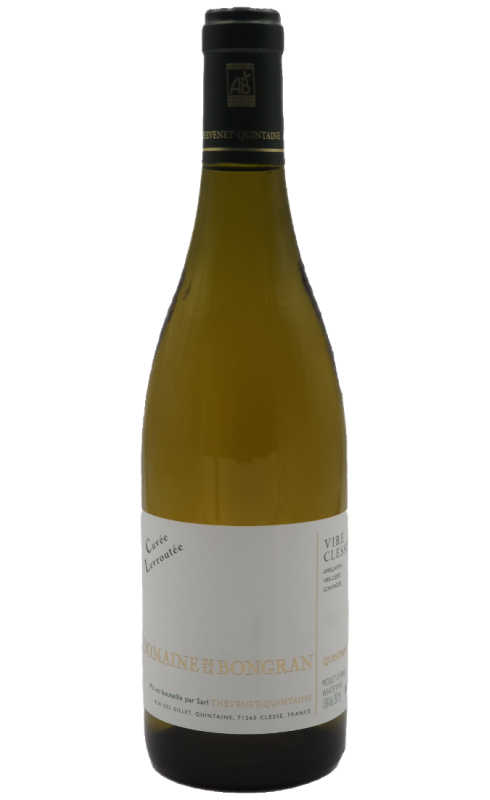 Photographie d'une bouteille de vin blanc Thevenet Dom De La Bongran Levroutee 2017 Blc 75 Cl Crd