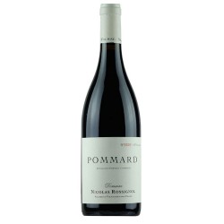 Photographie d'une bouteille de vin rouge Rossignol Pommard 2019 Rge 75cl Crd