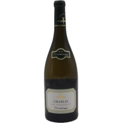 Photographie d'une bouteille de vin blanc Chablisienne Les Venerables 2019 Chablis Blc 75 Cl Crd