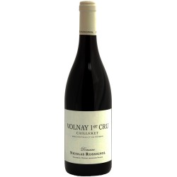 Photographie d'une bouteille de vin rouge Rossignol Cailleret 1er Cru 2019 Volnay Rge 75cl Crd