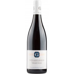 Photographie d'une bouteille de vin rouge Gavignet Vieilles Vignes 2020 Nuits St Geo Rge 75cl Crd