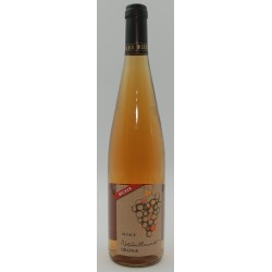 Photographie d'une bouteille de vin blanc Becker Orange 2021 Gewurztraminer Blc Vin Bio 75 Cl Crd