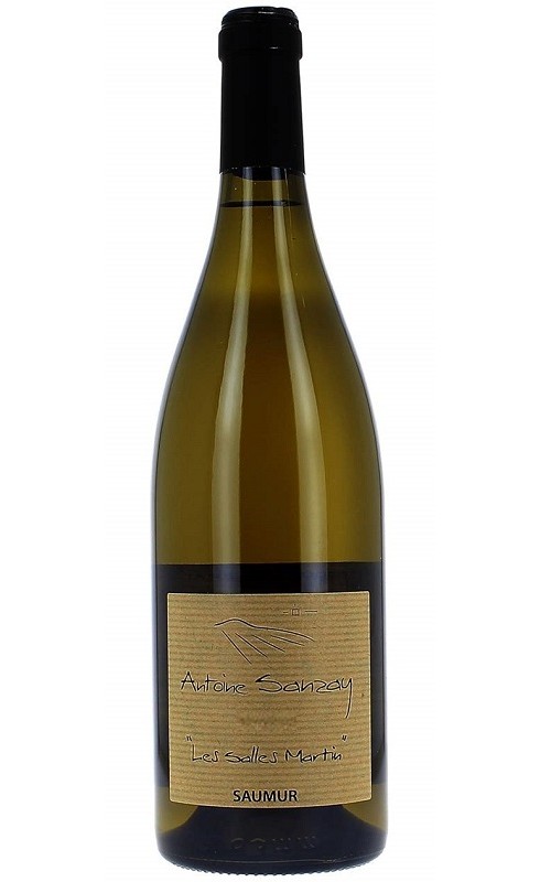 Photographie d'une bouteille de vin blanc Sanzay Les Salles Martin 2021 Saumur Blc Bio 75cl Crd