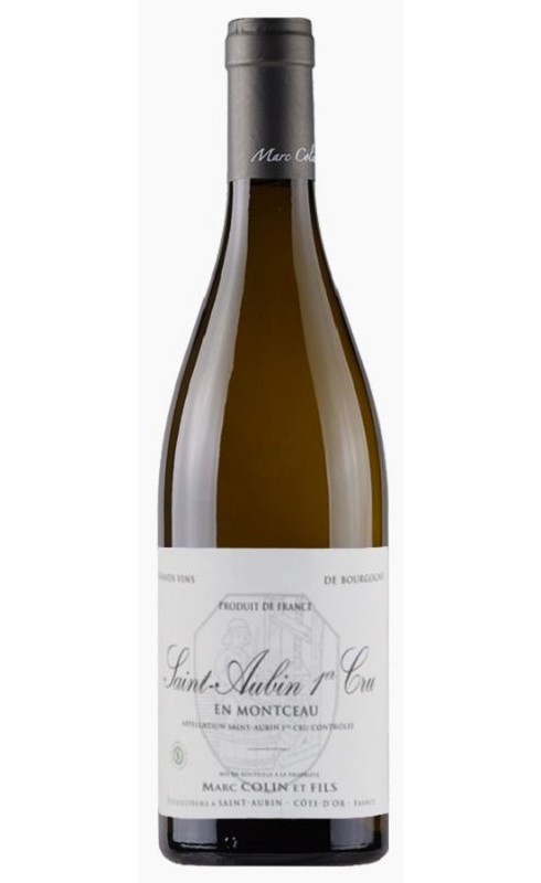 Photographie d'une bouteille de vin blanc Colin En Montceau 2020 St-Aubin Blc 75cl Crd