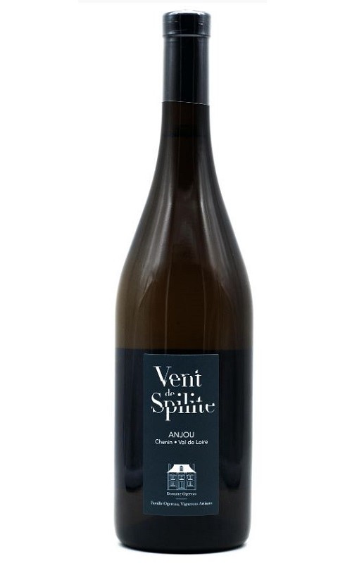Photographie d'une bouteille de vin blanc Ogereau Vent De Spilite 2021 Anjou Blc Bio 75cl Crd