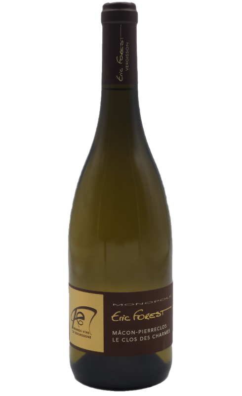 Photographie d'une bouteille de vin blanc Forest Clos Des Charmes 2022 Macon-Pierreclos Blc 75cl Crd