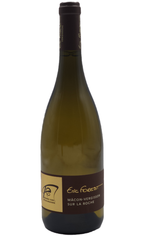 Photographie d'une bouteille de vin blanc Forest Sur La Roche 2022 Macon-Vergisson Blc 75cl Crd