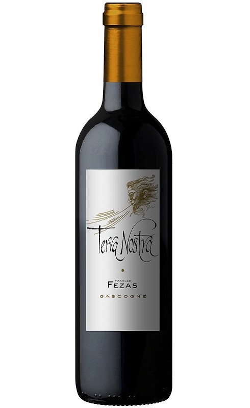 Photographie d'une bouteille de vin rouge Chiroulet Terra-Nostra 2019 Cdgascon Rge 75cl Crd