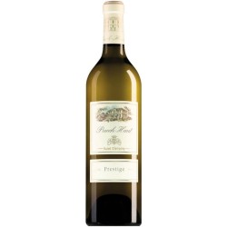 Photographie d'une bouteille de vin blanc Puech Haut Prestige 2021 Cdlgdoc Blc 75cl Crd