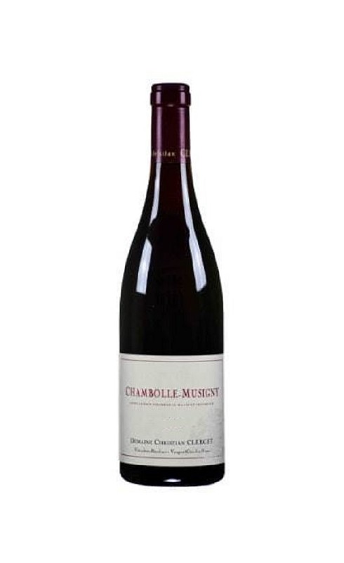 Photographie d'une bouteille de vin rouge Clerget Chambolle Musigny 2021 Rge Bio 75cl Crd