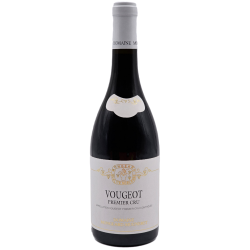 Photographie d'une bouteille de vin rouge Mongeard Vougeot 1er Cru 2020 Vougeot Rge 75cl Crd