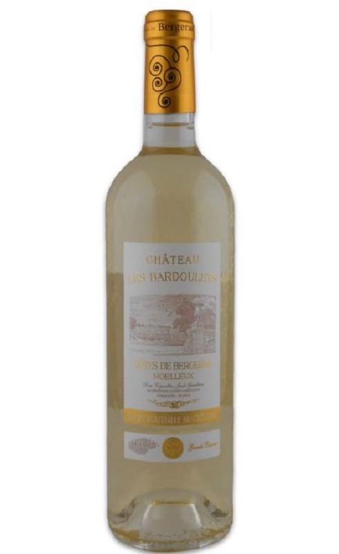 Photographie d'une bouteille de vin blanc Cht Les Bardoulets 2022 Bergerac Blc Mx 37 5 Cl Crd