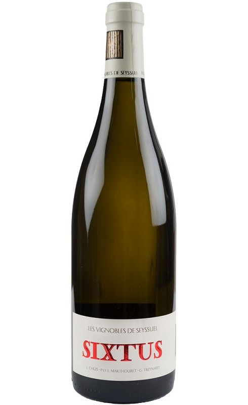 Photographie d'une bouteille de vin blanc Cheze Sixtus Vignobles De Seyssuel 2022 Vdp Blc 75cl Crd