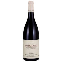Photographie d'une bouteille de vin rouge Rossignol Les Vignots 2019 Pommard Rge 75cl Crd