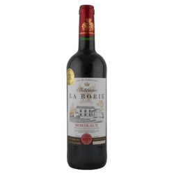 Photographie d'une bouteille de vin rouge Cht La Borie - Cuvee Aigle Royal 2022 Bdx Aoc Rge 75cl Crd