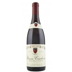 Photographie d'une bouteille de vin rouge Labet Coucherias 1er Cru 2020 Beaune Rge 75cl Crd