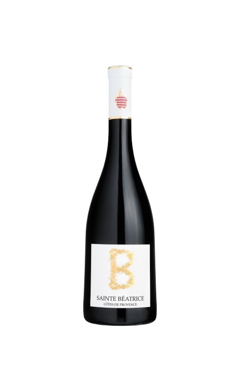 Photographie d'une bouteille de vin rouge Ste-Beatrice Cuvee B 2021 Cdp Rge 75cl Crd