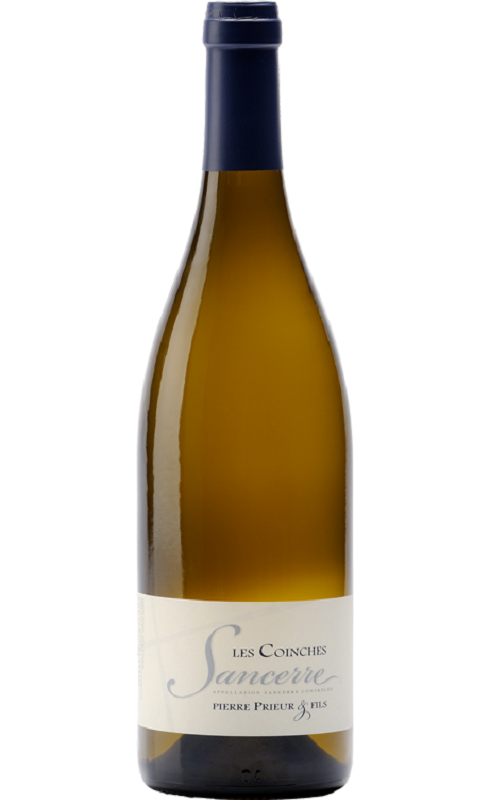 Photographie d'une bouteille de vin blanc Prieur Les Coinches 2023 Sancerre Blc 75cl Crd