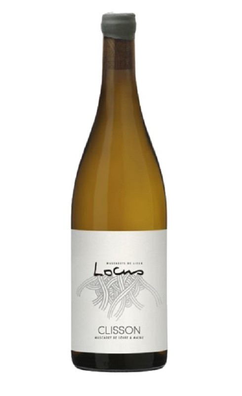Photographie d'une bouteille de vin blanc Saget Locus Clisson 2019 Muscadet Blc 75cl Crd