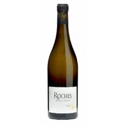 Photographie d'une bouteille de vin blanc Saget Roches 2018 Pouilly Fume Blc 75cl Crd