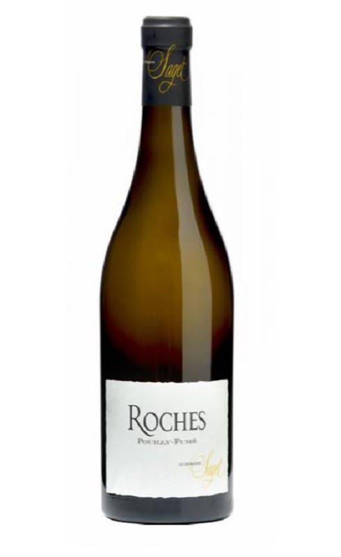 Photographie d'une bouteille de vin blanc Saget Roches 2018 Pouilly Fume Blc 75cl Crd