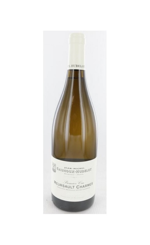 Photographie d'une bouteille de vin blanc Gaunoux Les Charmes 1er Cru 2022 Meursault Blc 75cl Crd