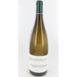 Photographie d'une bouteille de vin blanc Gaunoux Les Perrieres 1er Cru 2022 Meursault Blc 75cl Crd