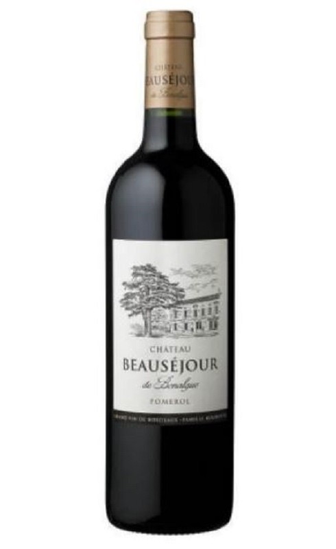 Photographie d'une bouteille de vin rouge Cht Beausejour De Bonalgue 2016 Pomerol Rge 75cl Crd