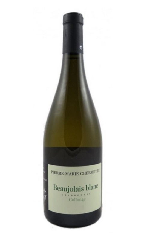 Photographie d'une bouteille de vin blanc Chermette Beaujolais Collonge 2023 Blc 1 5 L Crd