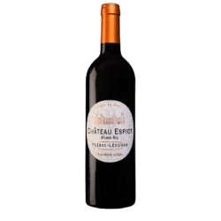 Photographie d'une bouteille de vin rouge Cht Espiot 2016 Pessac-Leognan Rge Bio 75cl Crd