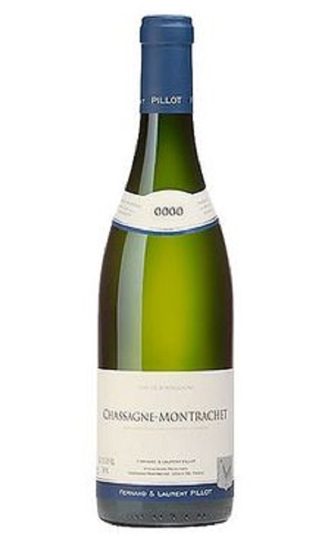 Photographie d'une bouteille de vin blanc Pillot Fl Chassagne-Montrachet 2022 Blc 75cl Crd