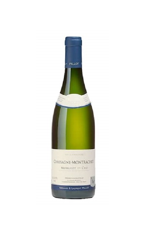Photographie d'une bouteille de vin blanc Pillot Fl Morgeot 2022 Chass-Mtrac Blc 75cl Crd