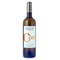 Photographie d'une bouteille de vin blanc Tariquet Cote Tariquet 2023 Igp Cdgascon Blc 75cl Crd