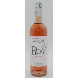 Photographie d'une bouteille de vin rosé Tariquet Rose De Pressee 2023 Igp Cdgascon Rose 75cl Crd