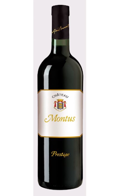 Photographie d'une bouteille de vin rouge Brumont Cht Montus Prestige 2017 Madiran Rge 75cl Crd