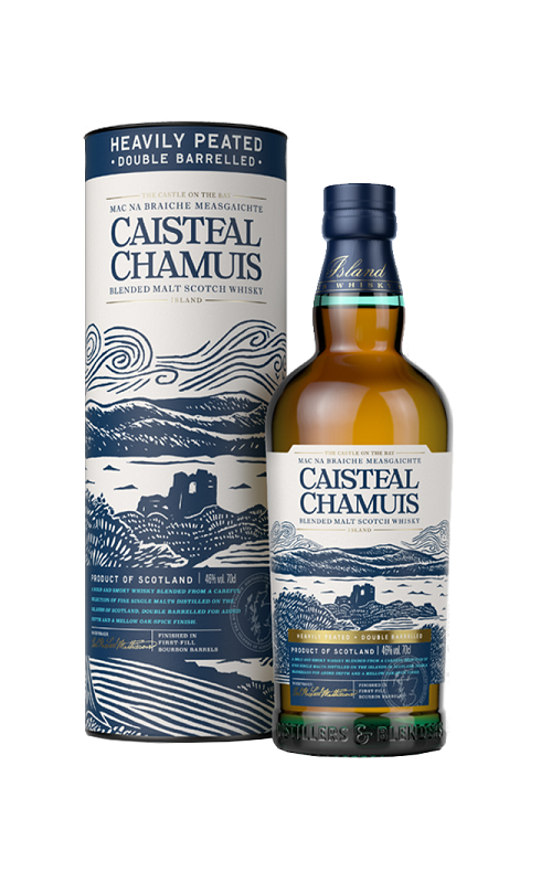 Photographie d'une bouteille de Caisteal Chamuis Whisky Blended Malt 70cl Crd
