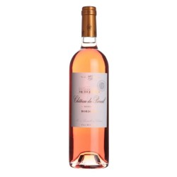 Photographie d'une bouteille de vin rosé Hts De Palette Cht Du Barail Mdc 2022 Bdx Rose 75cl Crd