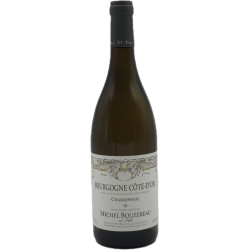 Photographie d'une bouteille de vin blanc Bouzereau Cote D Or Chardonnay 2022 Bgne Blc 75cl Crd