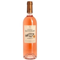 Photographie d'une bouteille de vin rosé Hts De Palette Saintongey Mdc 2022 Bdx Rose 75cl Crd