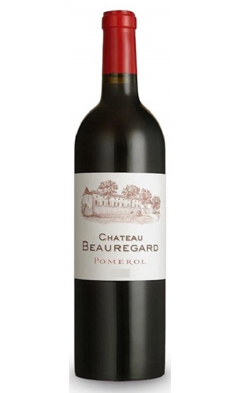 Photographie d'une bouteille de vin rouge Cht Beauregard 2017 Pomerol Rge 1 5 L Crd