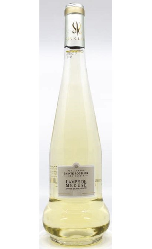 Photographie d'une bouteille de vin blanc Ste Roseline Lampe De Meduse 2023 Cdp Blc Bio 75cl Crd