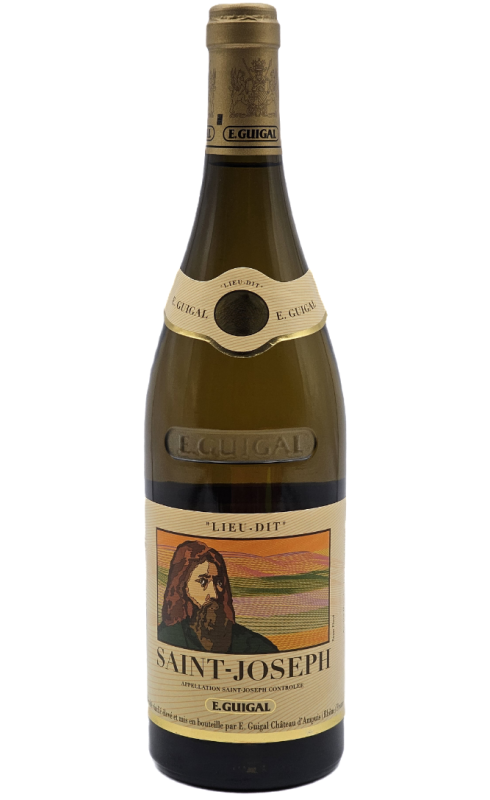 Photographie d'une bouteille de vin blanc Guigal Lieu Dit 2021 St-Joseph Blc 75 Cl Crd