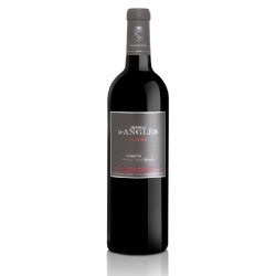 Photographie d'une bouteille de vin rouge Cht D Angles Grand Vin 2022 La Clape Rge 75cl Crd