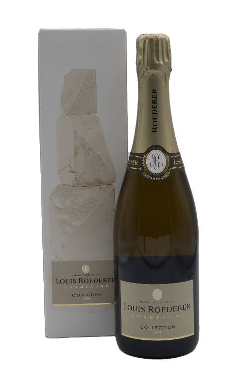 Photographie d'une bouteille de Roederer Collection 244 Etui Champagne Blc 75cl Crd