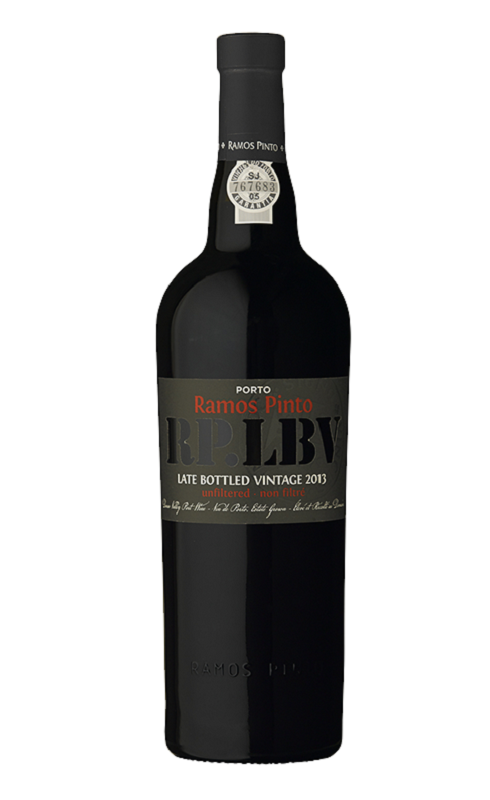 Photographie d'une bouteille de vin rouge Ramos Pinto Lbv 2018 Porto Rge 75cl Crd